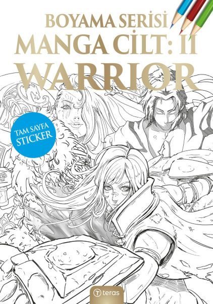 CLZ404 Manga Boyama Cilt II: Warrior