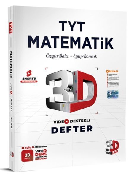 CLZ404 3D TYT Matematik Video Defter Not