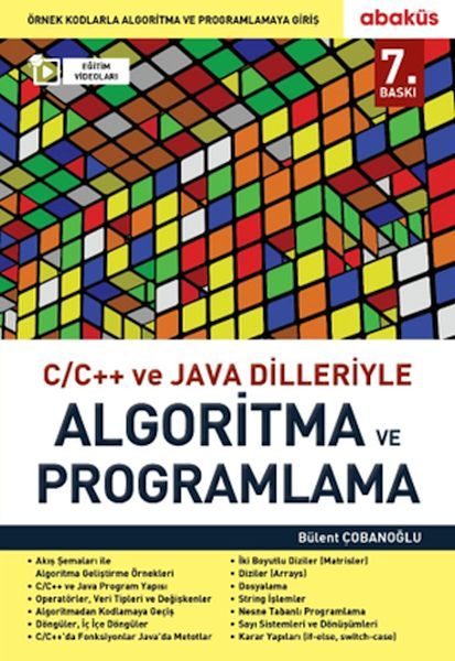 CLZ404 C C++ ve Java Dilleriyle Algoritma ve Programlama