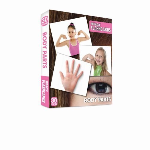 CLZ404 Miracle Flashcards Body Parts (30 Cards)