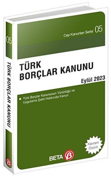 CLZ404 Türk Borçlar Kanunu - Eylül 2023
