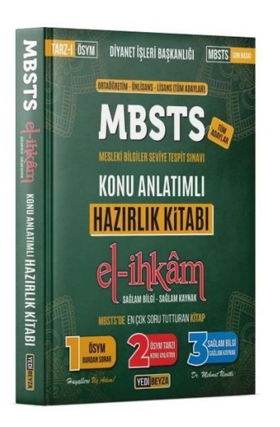YediBeyza 2024 Mbsts El-İhkam Hazırlık Kitabı