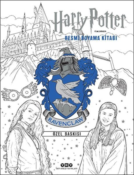 CLZ404 Harry Potter Filmlerinden Resmi Boyama Kitabı – Ravenclaw Özel Baskısı