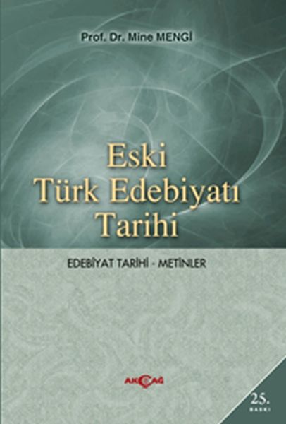 CLZ404 Eski Türk Edebiyatı Tarihi (Edebiyat Tarihi-Metinler)