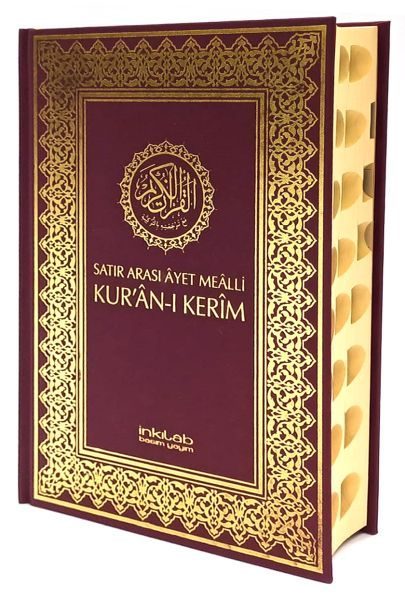 CLZ404 Satır Arası Ayet Mealli Kur'an-ı Kerim (Ciltli)