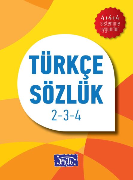 CLZ404 İlköğretim Türkçe Sözlük Karton Kapak 2-3-4