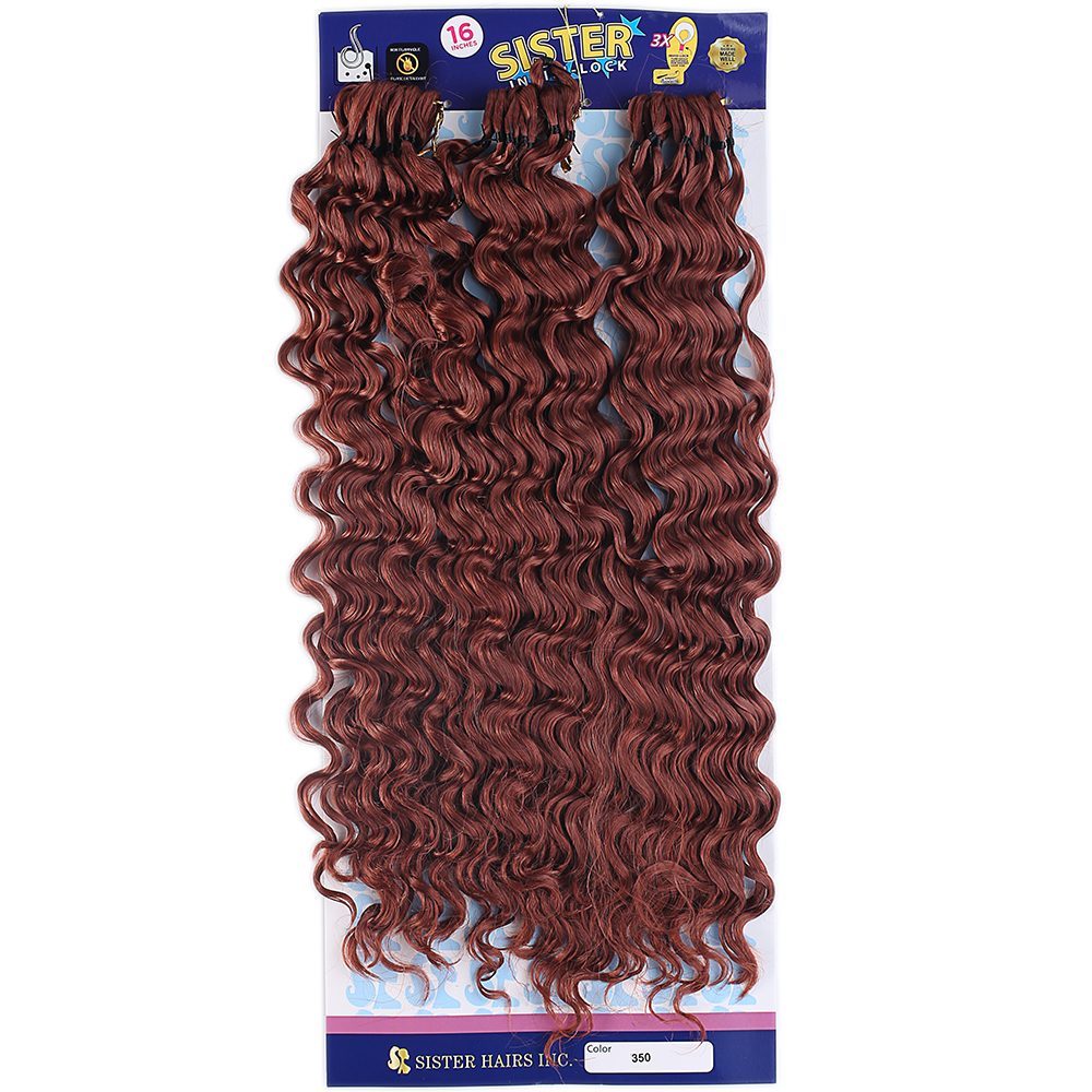 CLZ201  Sister Afro Dalgası Saç / Kızıl Bakır 350