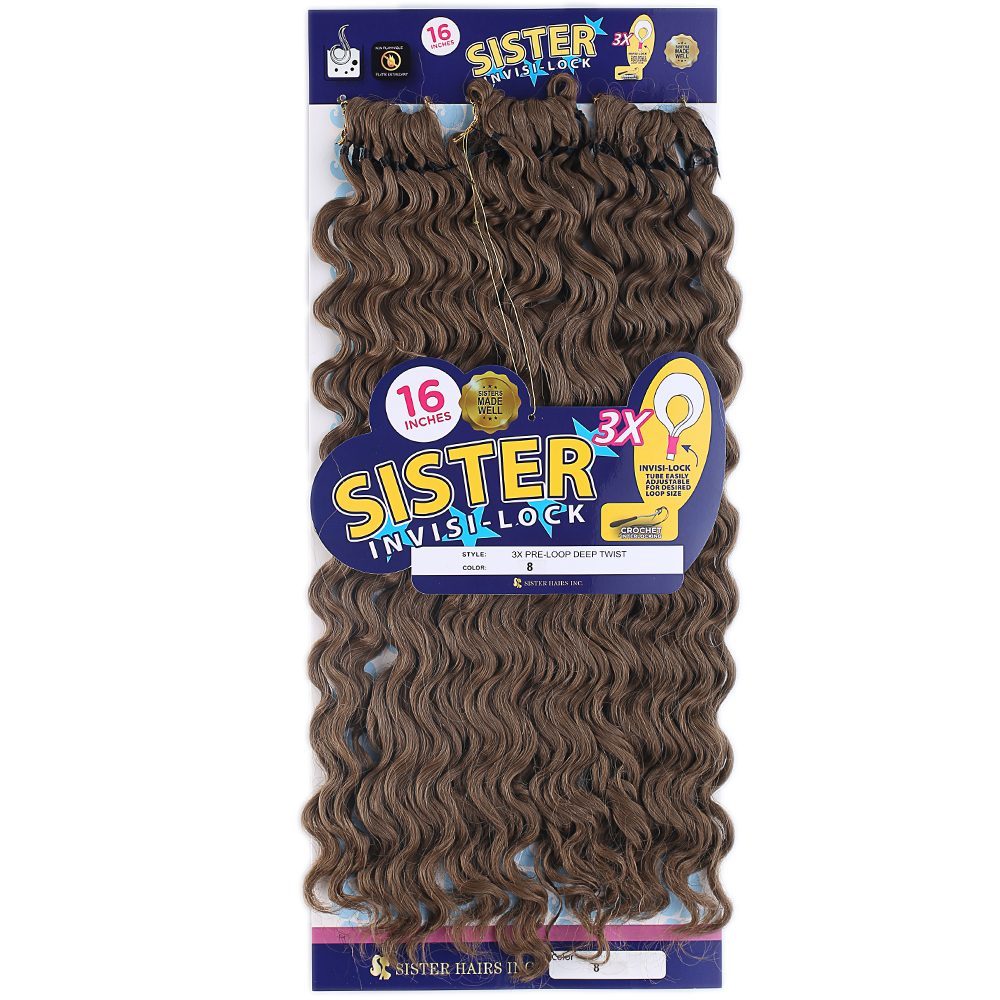 CLZ201  Sister Afro Dalgası Saç / Açık Kahve 8