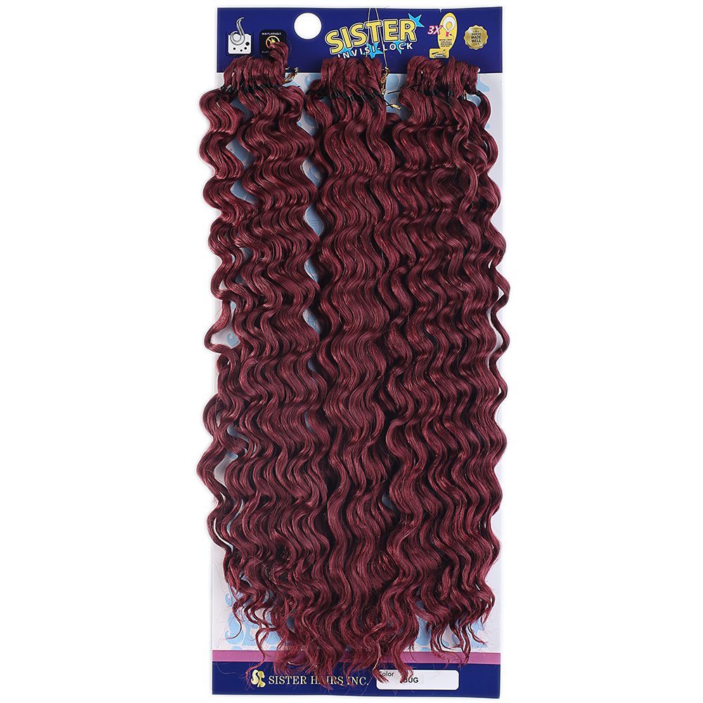 CLZ201  Sister Afro Dalgası Saç / Kızıl Bug