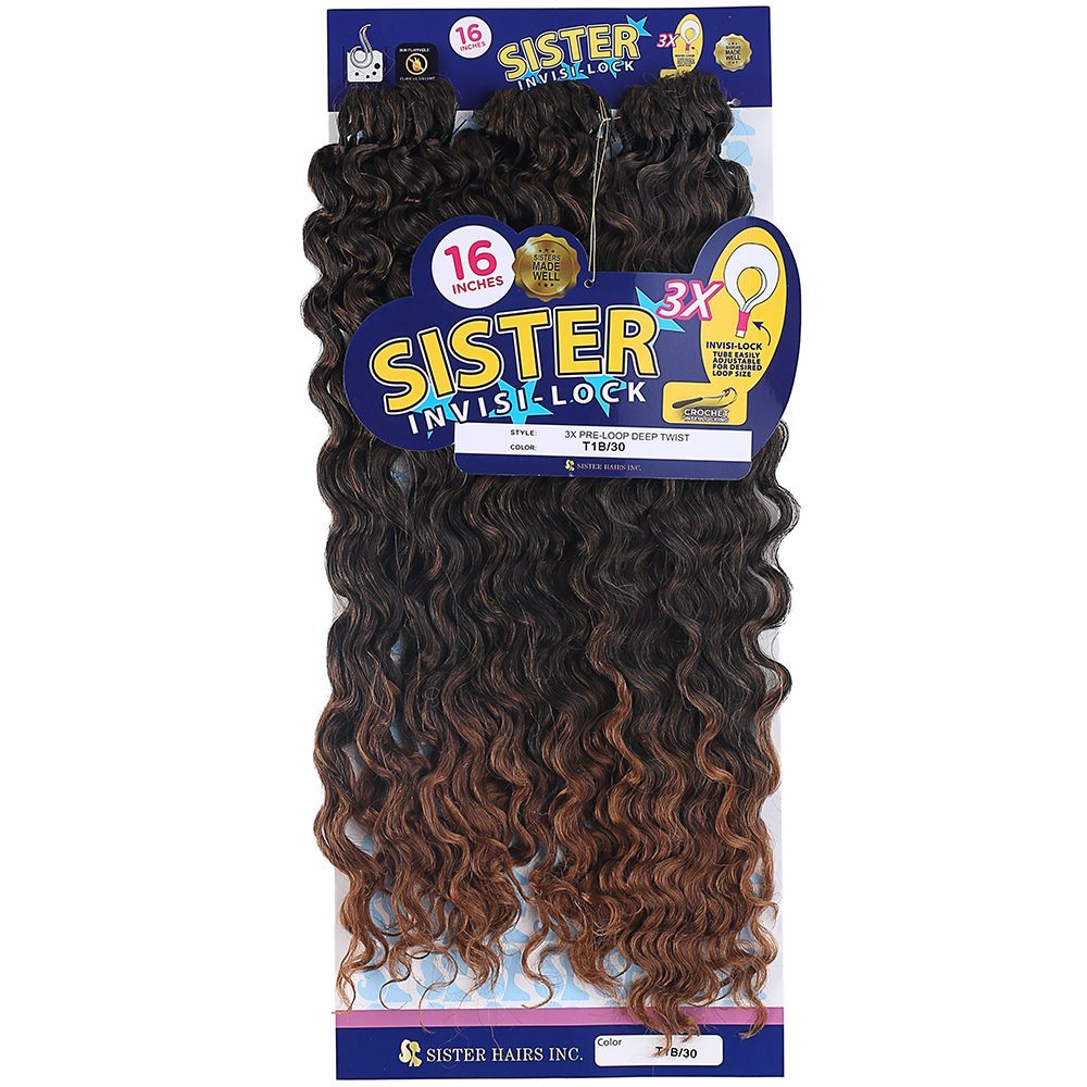 CLZ201 Sister Afro Dalgası Saç/Siyah Kahve Ombreli 1/30