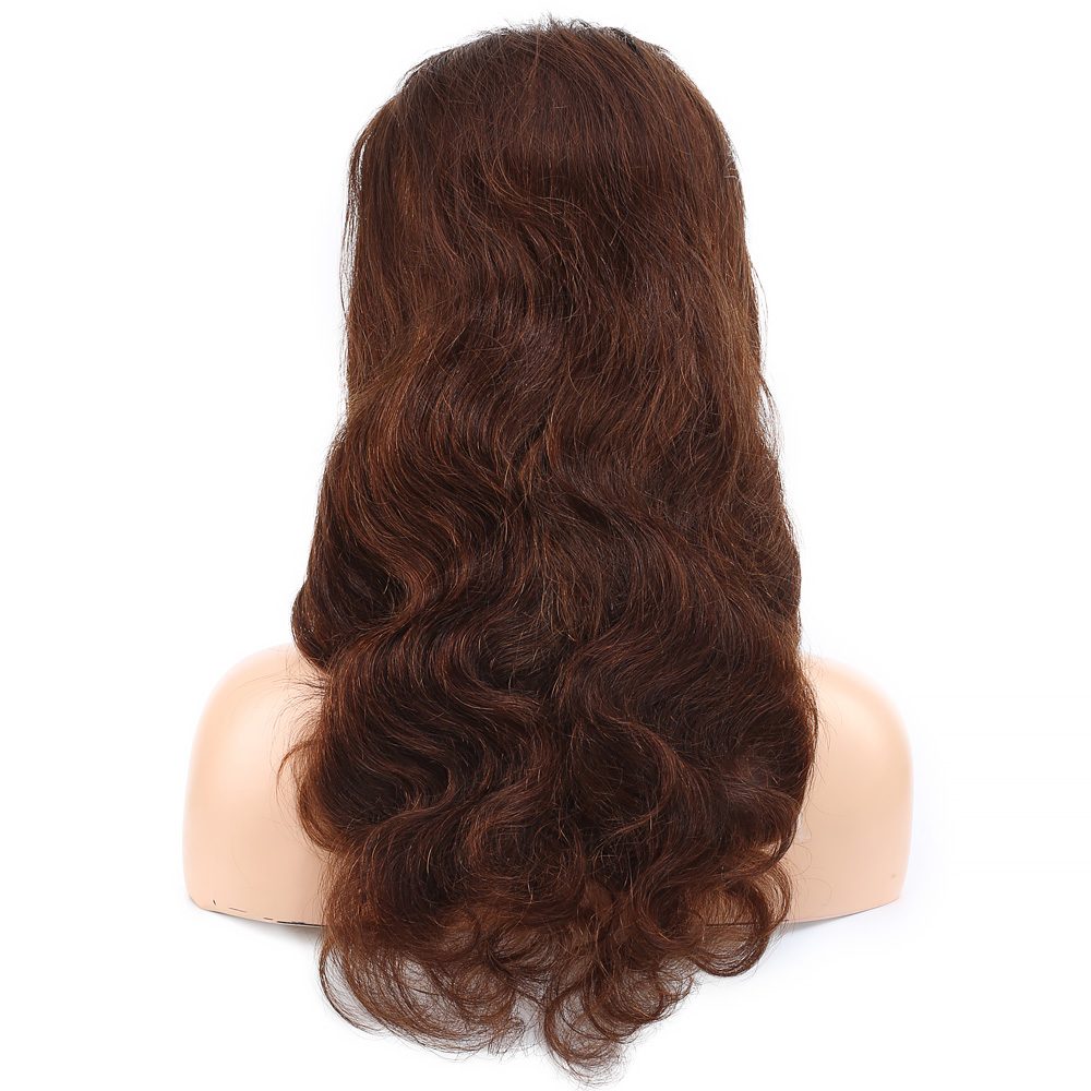 Dalgalı Front Lace Gerçek Tül Peruk / Açık Kahve / 60/65cm Dalgalı Front Lace Gerçek Tül Peruk / Açık Kahve / 60/65cm