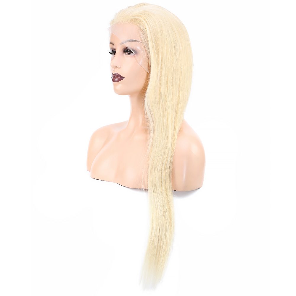 Gerçek Front Lace Tül Peruk / Platin / 70/75 cm Gerçek Front Lace Tül Peruk / Platin / 70/75 cm