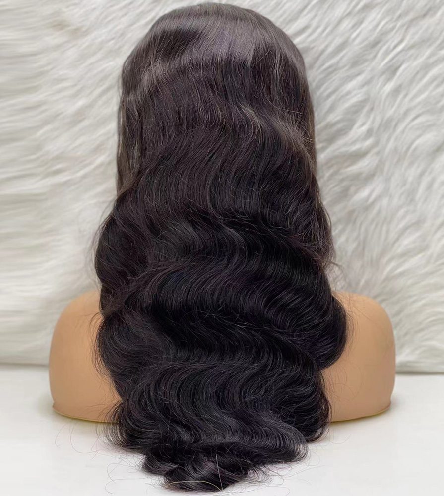 Gerçek Front Lace Tül Peruk / Dalgalı / Doğal 65/70cm