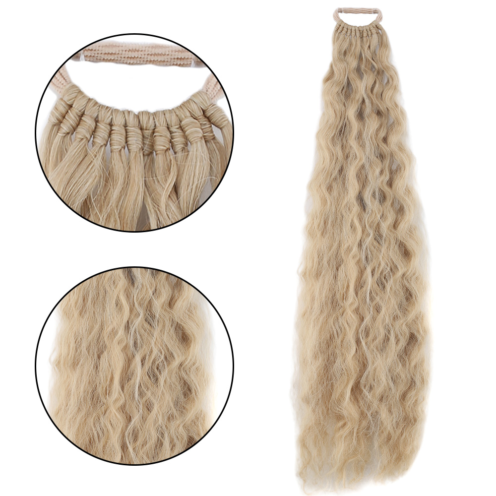 Lastik Tokalı At Kuyruğu Kabarık Afro Dalgalı / Balköpüğü Platin Röfle Lastik Tokalı At Kuyruğu Kabarık Afro Dalgalı / Balköpüğü Platin Röfle