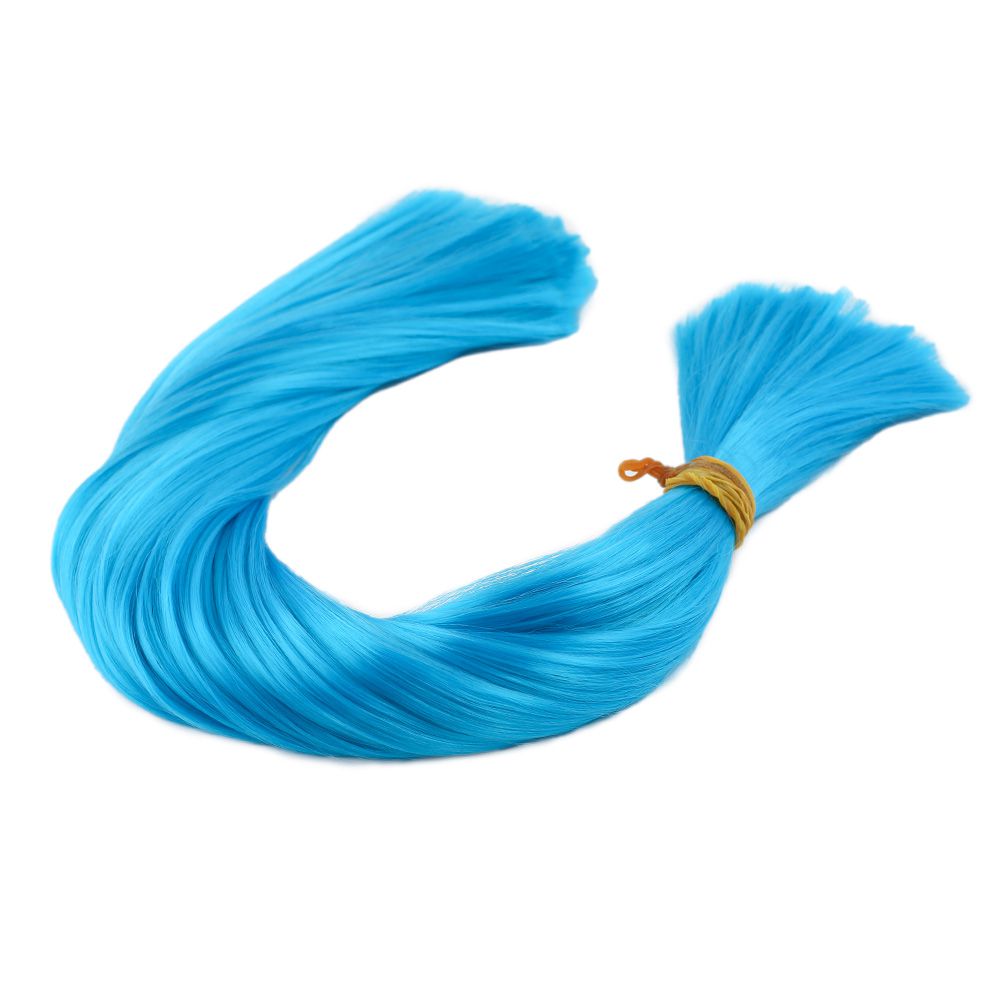 CLZ201 Turkuaz Mavi Renkli Sentetik Boğum Saç / 1Kg