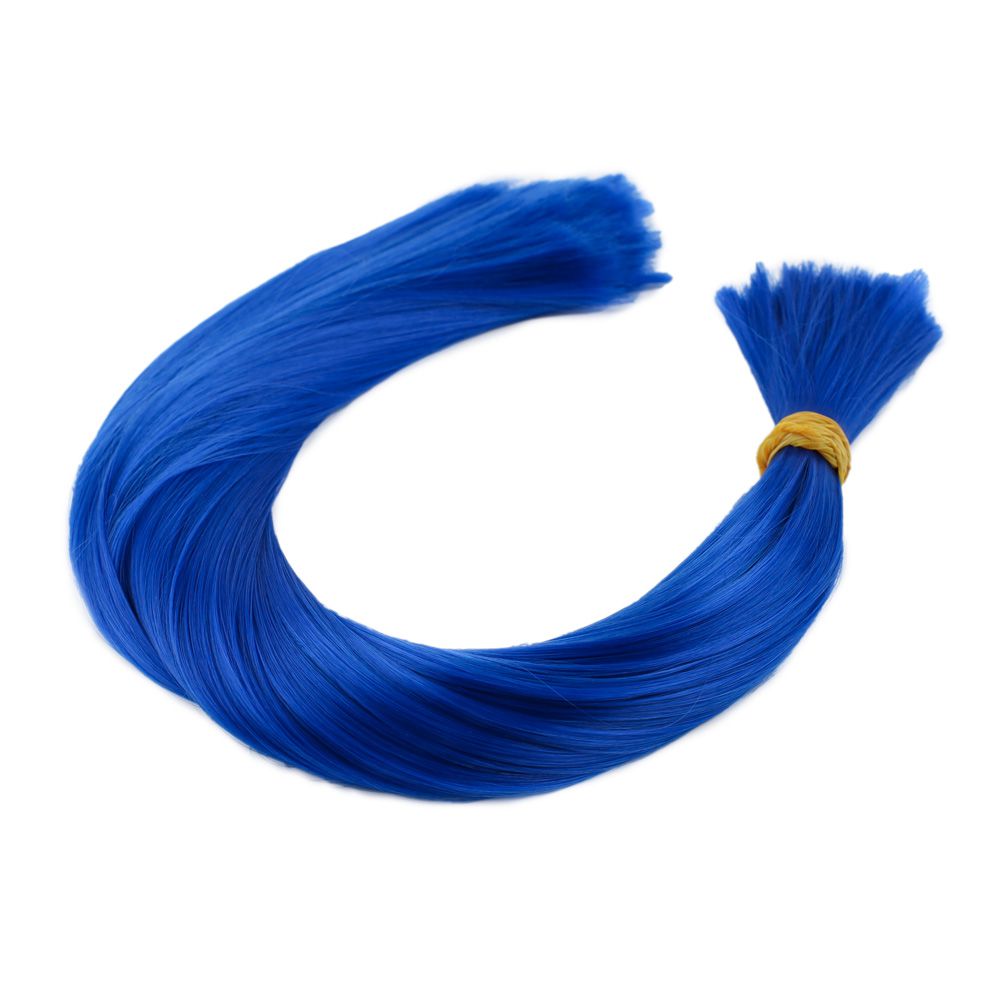 CLZ201 Koyu Mavi Renkli Sentetik Boğum Saç / 1Kg