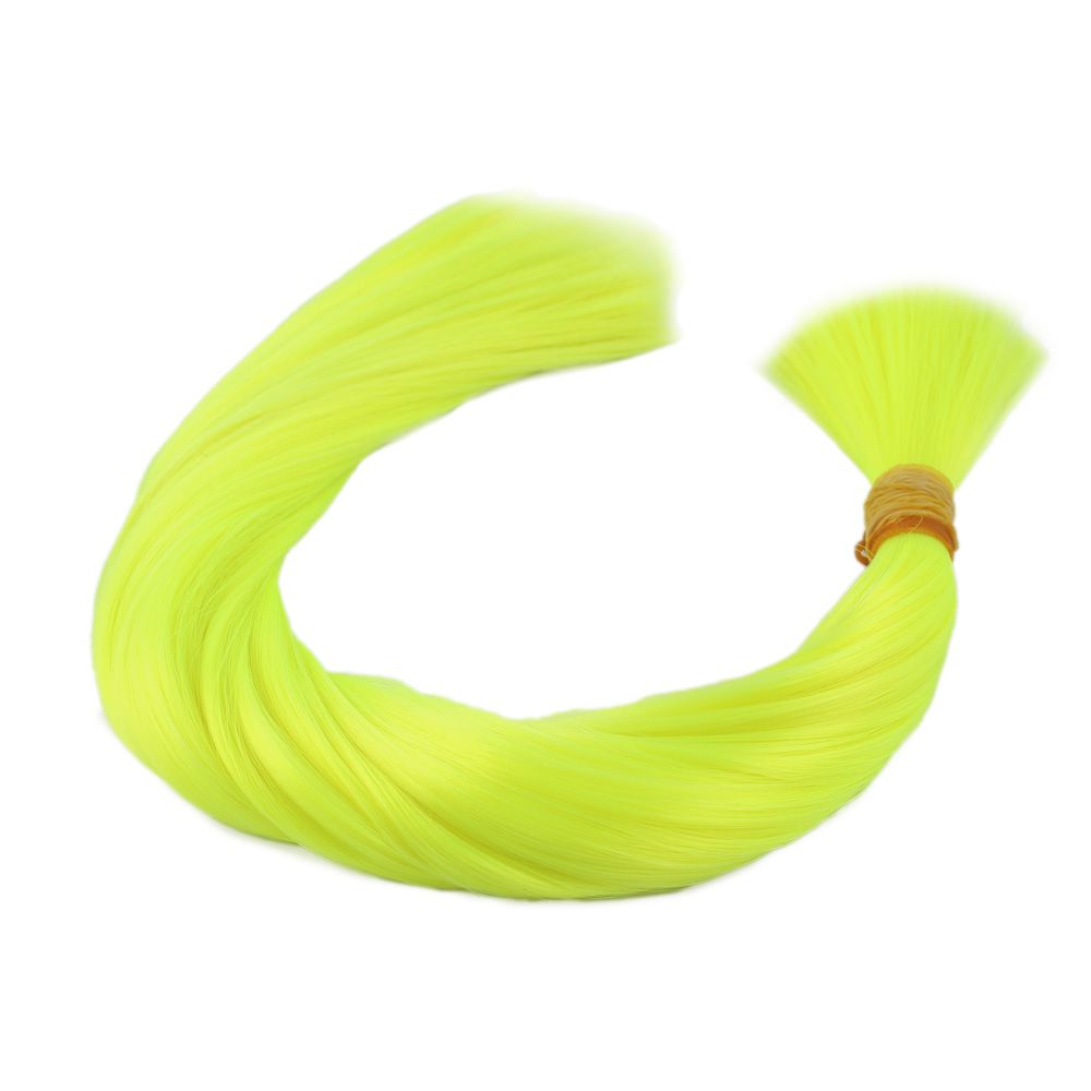 CLZ201 Neon Sarı Renkli Sentetik Boğum Saç / 1Kg