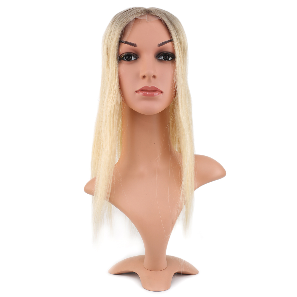 Ön Kısmı Ekstra Tül Rus Kumralı / Platin Ombreli Baby Taban Tepelik / 13x14cm Ön Kısmı Ekstra Tül Rus Kumralı / Platin Ombreli Baby Taban Tepelik / 13x14cm