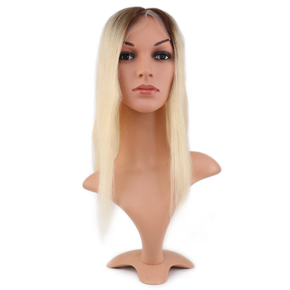 Ön Kısmı Ekstra Tül Kahverengi / Beyaz Platin Ombreli Baby Taban Tepelik / 13x14cm Ön Kısmı Ekstra Tül Kahverengi / Beyaz Platin Ombreli Baby Taban Tepelik / 13x14cm