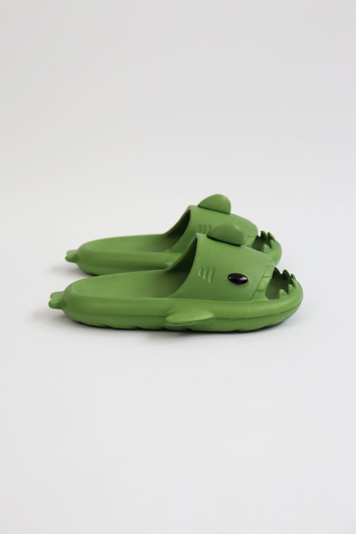 Köpekbalığı Haki Unisex Tam Ortopedik Terlik Shark Slides Köpekbalığı Haki Unisex Tam Ortopedik Terlik Shark Slides