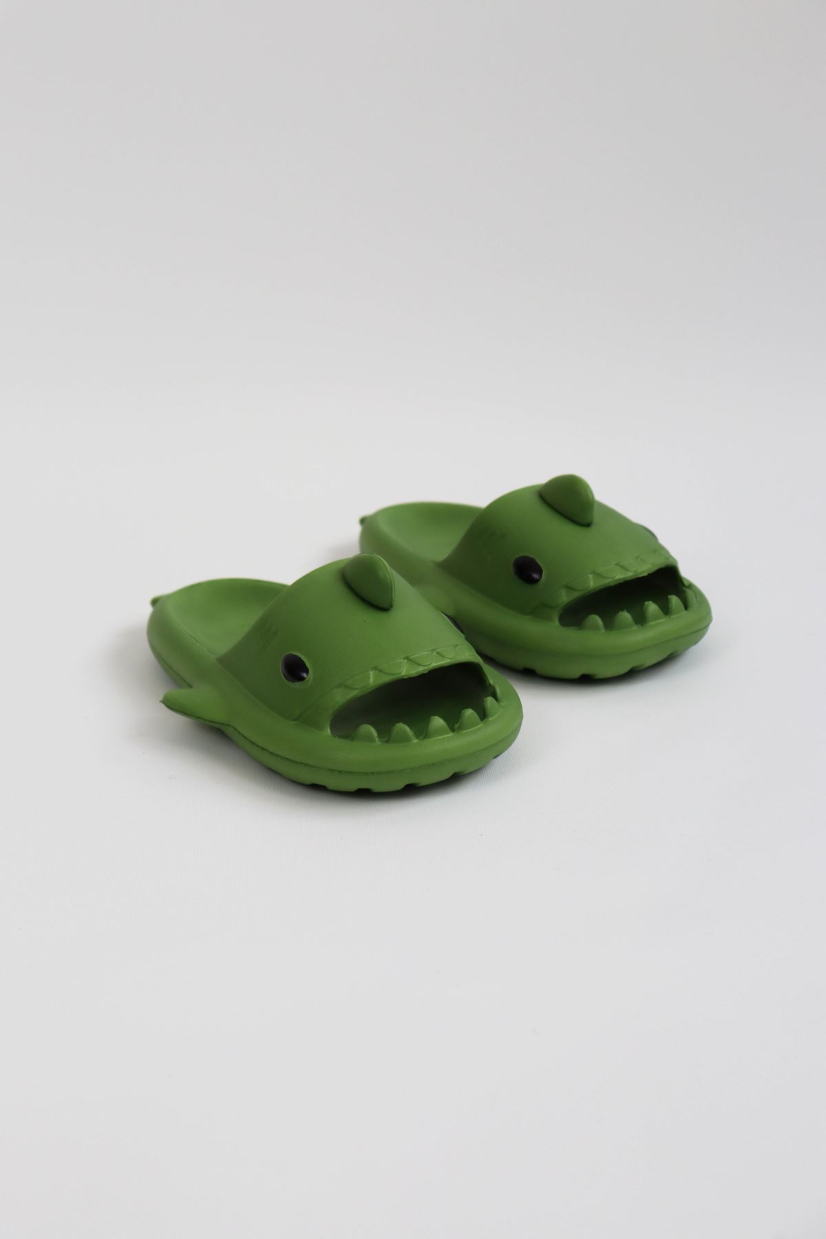 Köpekbalığı Haki Unisex Tam Ortopedik Terlik Shark Slides Köpekbalığı Haki Unisex Tam Ortopedik Terlik Shark Slides