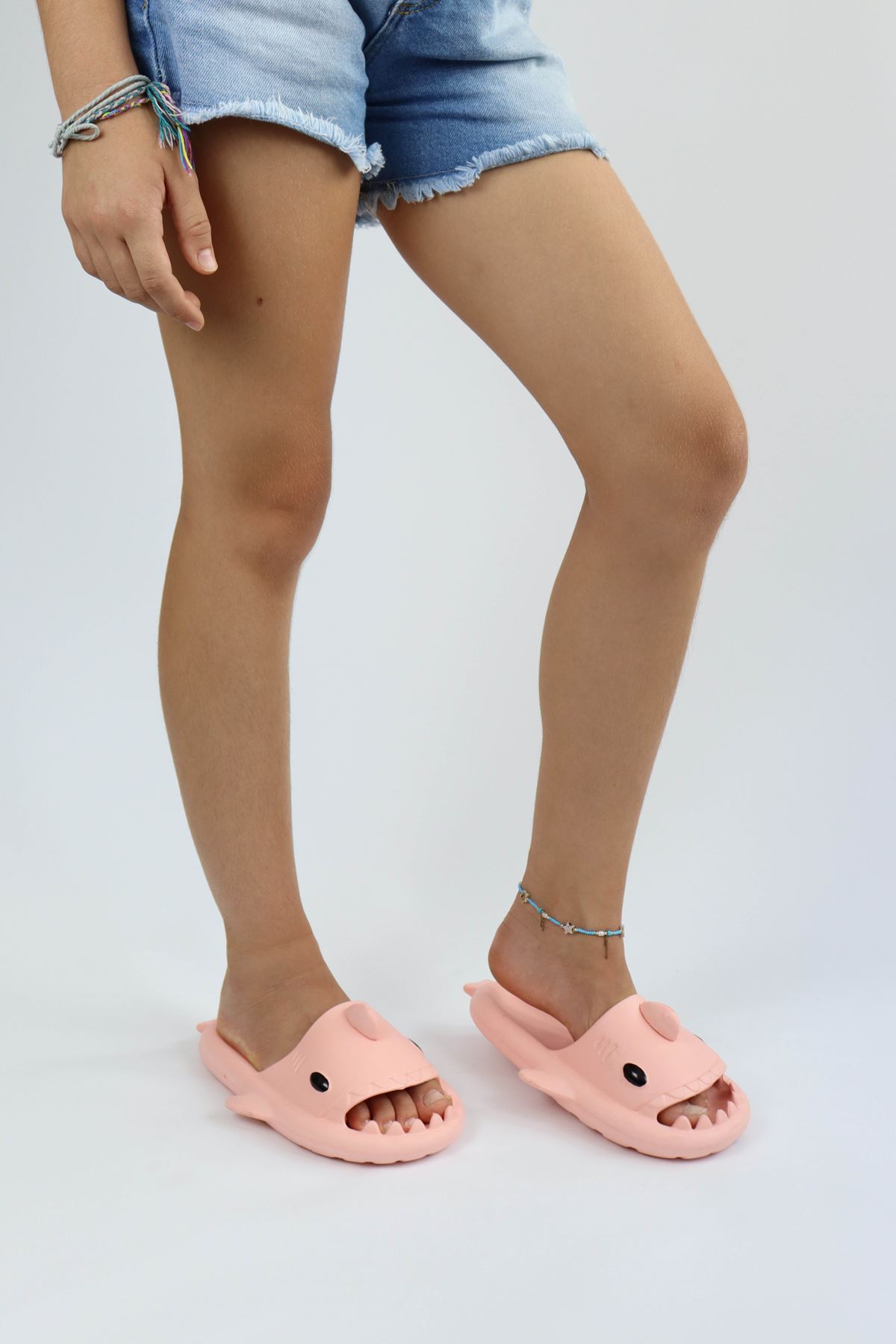 Köpekbalığı Pembe Unisex Tam Ortopedik Terlik Shark Slides Köpekbalığı Pembe Unisex Tam Ortopedik Terlik Shark Slides