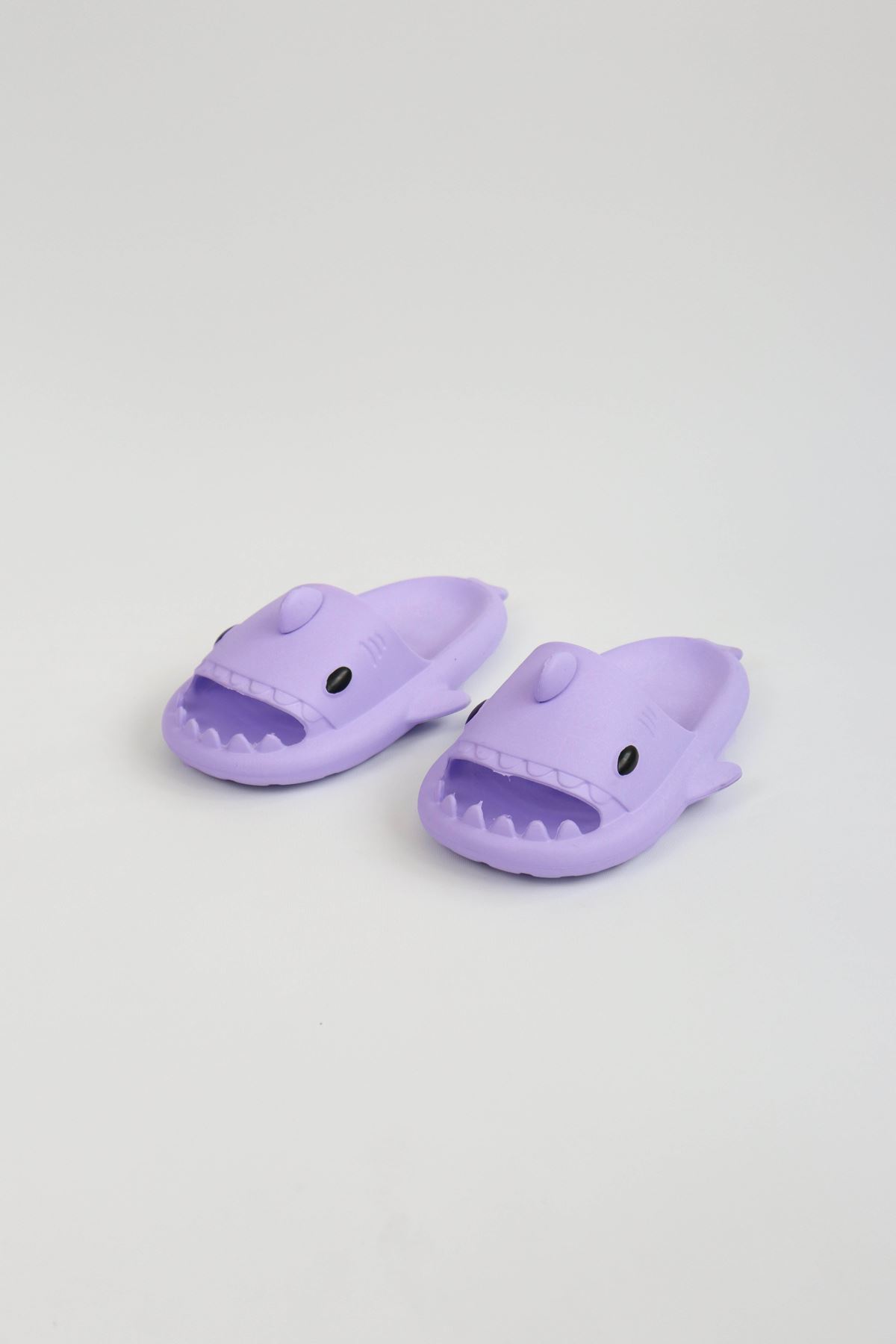 Köpekbalığı Mor Unisex Tam Ortopedik Terlik Shark Slides Köpekbalığı Mor Unisex Tam Ortopedik Terlik Shark Slides