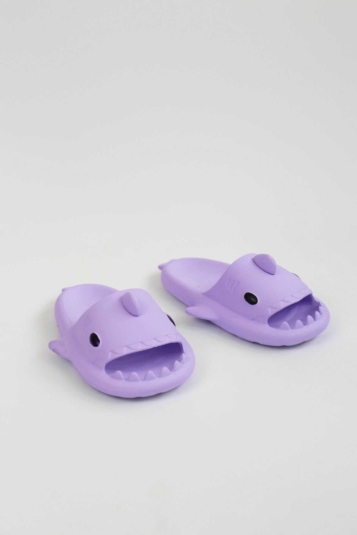 Köpekbalığı Mor Unisex Tam Ortopedik Terlik Shark Slides Köpekbalığı Mor Unisex Tam Ortopedik Terlik Shark Slides