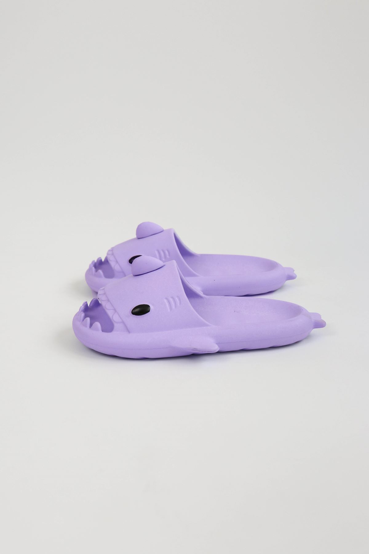 Köpekbalığı Mor Unisex Tam Ortopedik Terlik Shark Slides Köpekbalığı Mor Unisex Tam Ortopedik Terlik Shark Slides