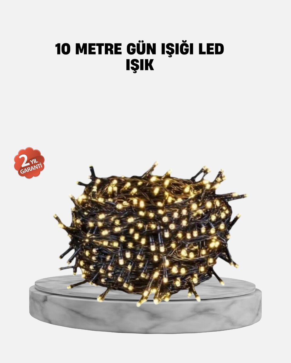 10 Metre LED Işıklı Dekoratif Parti ve Kutlama Aydınlatması 10 Metre LED Işıklı Dekoratif Parti ve Kutlama Aydınlatması