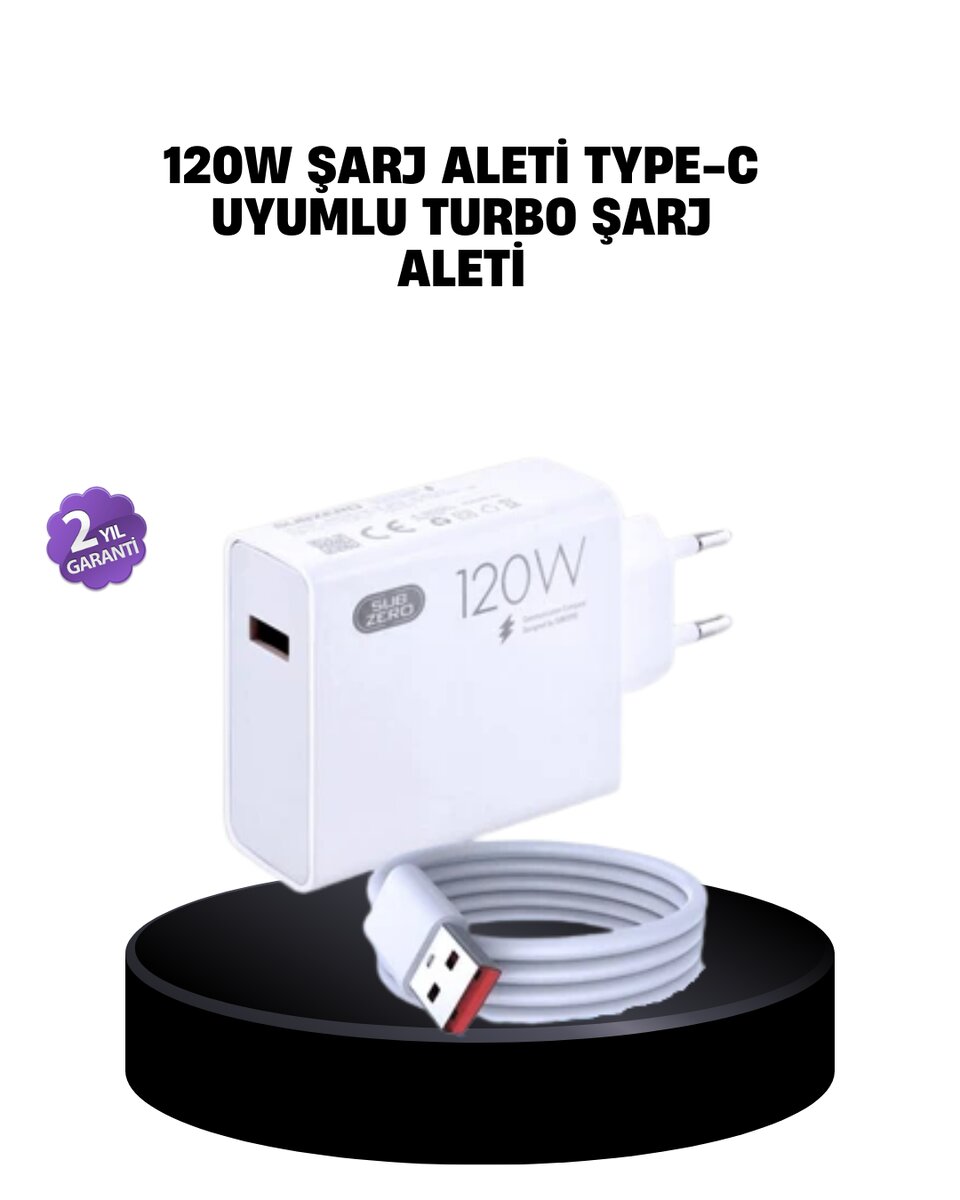120W Mi Turbo Destekli Hızlı Şarj Cihazı Type-C Uyumlu Akım Korumalı 120W Mi Turbo Destekli Hızlı Şarj Cihazı Type-C Uyumlu Akım Korumalı
