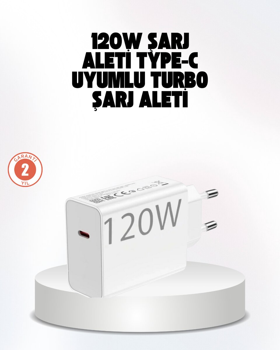 120W Güçlü Hızlı Şarj Adaptörü ve Type-C Kablo Seti – Güvenli Şarj Teknolojisi 120W Güçlü Hızlı Şarj Adaptörü ve Type-C Kablo Seti – Güvenli Şarj Teknolojisi