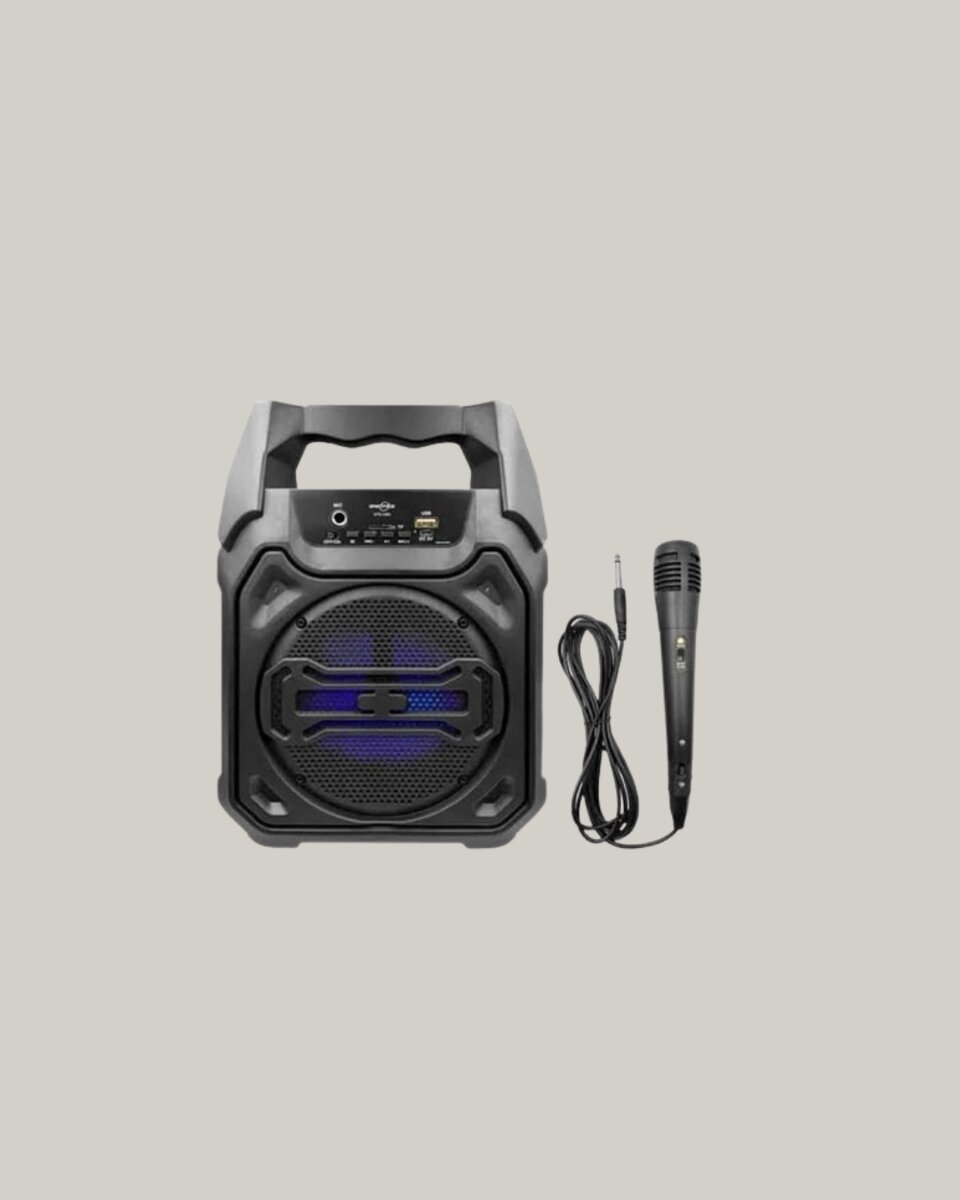 6.5 İnç Bluetooth Hoparlör Mikrofonlu Taşınabilir Karaoke ve Parti Sistemi 6.5 İnç Bluetooth Hoparlör Mikrofonlu Taşınabilir Karaoke ve Parti Sistemi