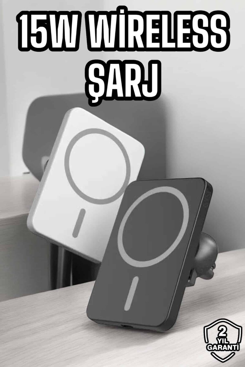 İOS Uyumlu Manyetik Tasarım Magsafe İphone 12/13/14/15 araç şarjı İOS Uyumlu Manyetik Tasarım Magsafe İphone 12/13/14/15 araç şarjı