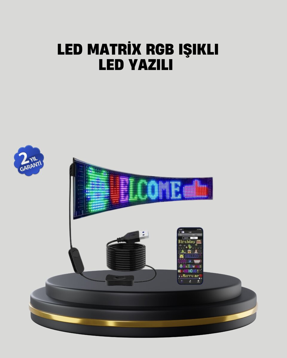 RGB LED Panel Renkli Işık Efektli Dekoratif Aydınlatma RGB LED Panel Renkli Işık Efektli Dekoratif Aydınlatma