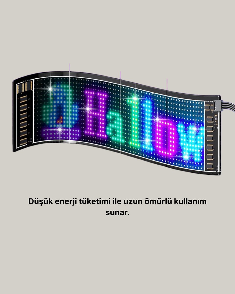 RGB LED Panel Renkli Işık Efektli Dekoratif Aydınlatma RGB LED Panel Renkli Işık Efektli Dekoratif Aydınlatma