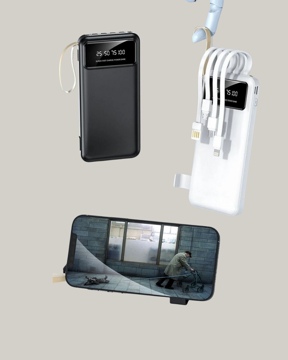 20.000 mAh 4 Çıkışlı LED Göstergeli Hızlı Şarj Powerbank 20.000 mAh 4 Çıkışlı LED Göstergeli Hızlı Şarj Powerbank