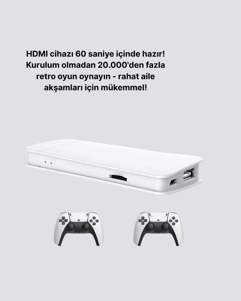 3D ve 4K Görüntü Kaliteli Çok Oyunculu Retro Oyun Konsolu 3D ve 4K Görüntü Kaliteli Çok Oyunculu Retro Oyun Konsolu