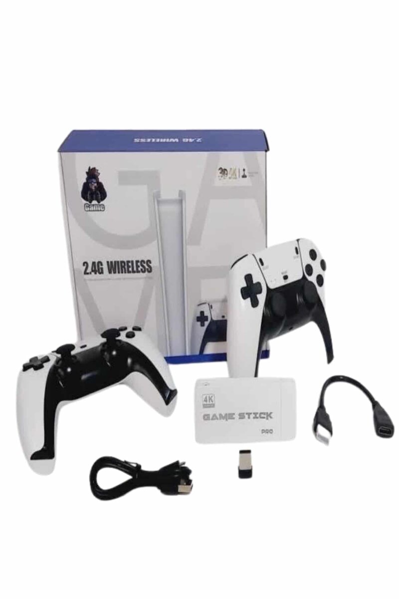 Game Stick 4K Retro Çift Kollu Atari Oyunlari +20000 Oyunlu Konsol Nostalji