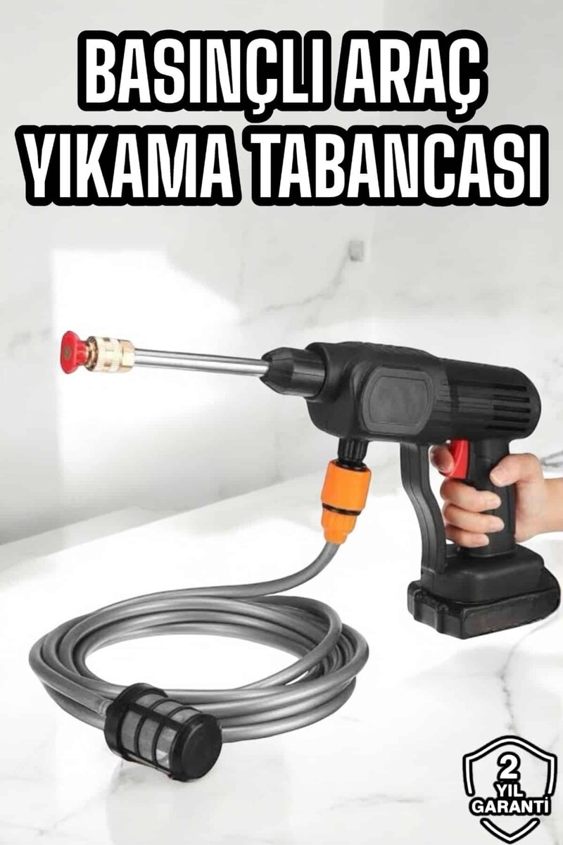 Yeni Nesil Araç Yıkama Şarjlı Tabancası Basınçlı Su Hazneli Yeni Nesil Araç Yıkama Şarjlı Tabancası Basınçlı Su Hazneli