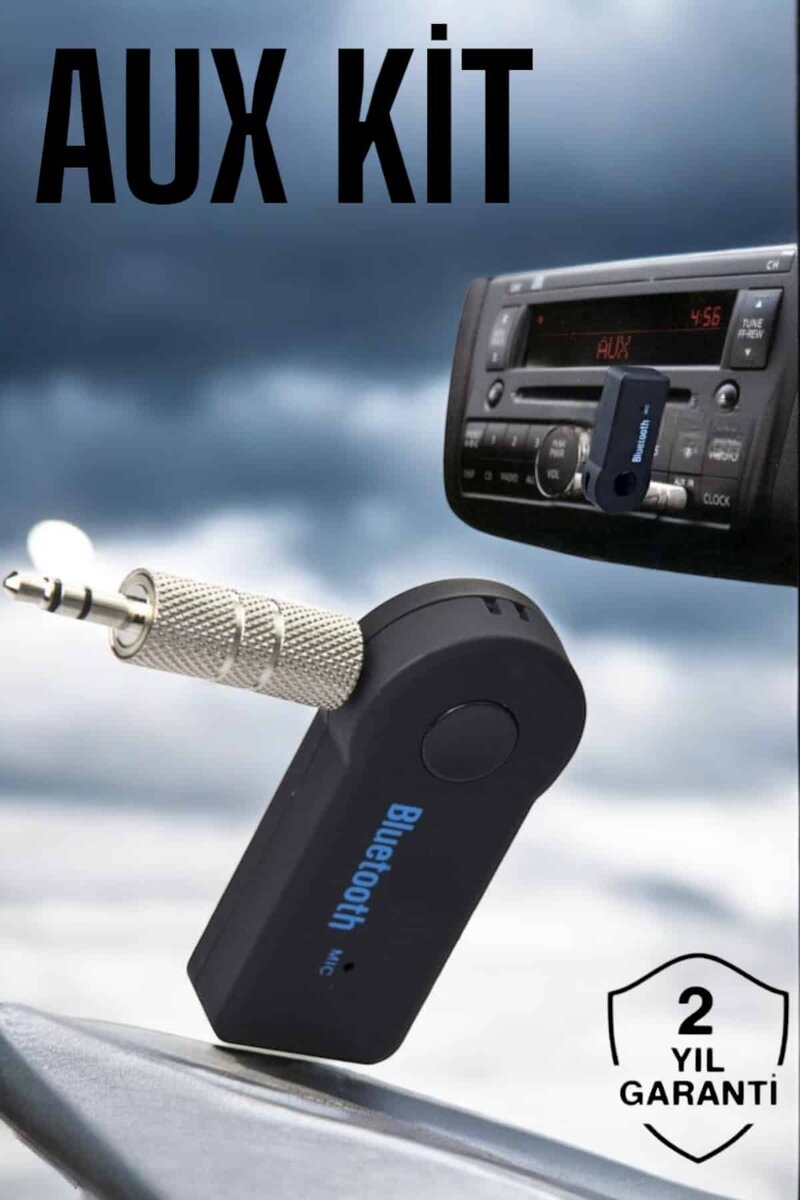 Tüm Araçlara Uyumlu Aux Car Bluetooth Kablosuz Araç Bağlantı Kiti Tüm Araçlara Uyumlu Aux Car Bluetooth Kablosuz Araç Bağlantı Kiti