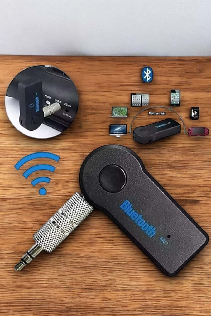 Tüm Araçlara Uyumlu Aux Car Bluetooth Kablosuz Araç Bağlantı Kiti Tüm Araçlara Uyumlu Aux Car Bluetooth Kablosuz Araç Bağlantı Kiti