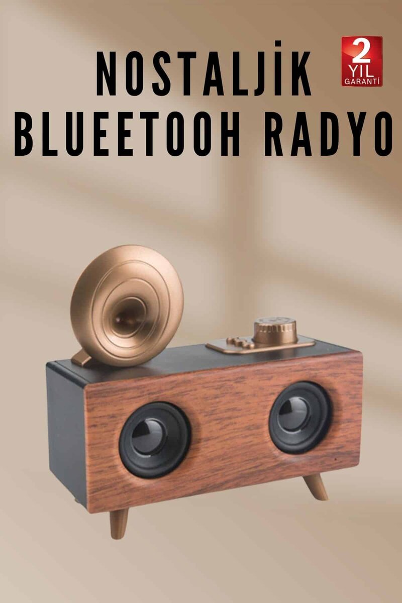 Nostaljik Radyo Bluetooth Bağlantılı Şarjlı Yüksek Ses Kaliteli Nostaljik Radyo Bluetooth Bağlantılı Şarjlı Yüksek Ses Kaliteli