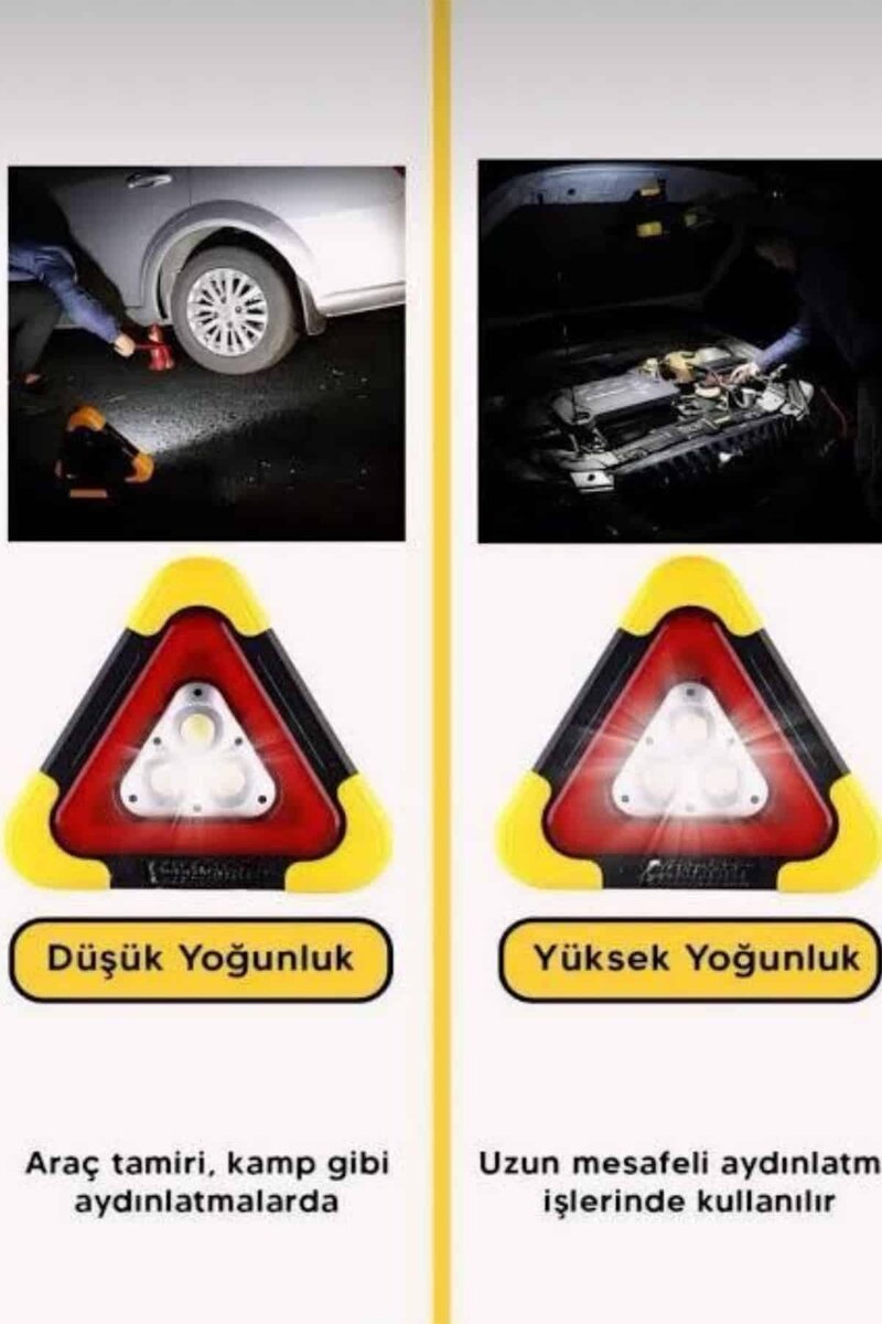 Solar Şarjlı Çok Fonksiyonlu Reflektör Işıklı Ikaz Lambası Acil Durum Reflektörü Acil Durum Uyarı Lambası Solar Şarjlı Çok Fonksiyonlu Reflektör Işıklı Ikaz Lambası Acil Durum Reflektörü Acil Durum Uyarı Lambası
