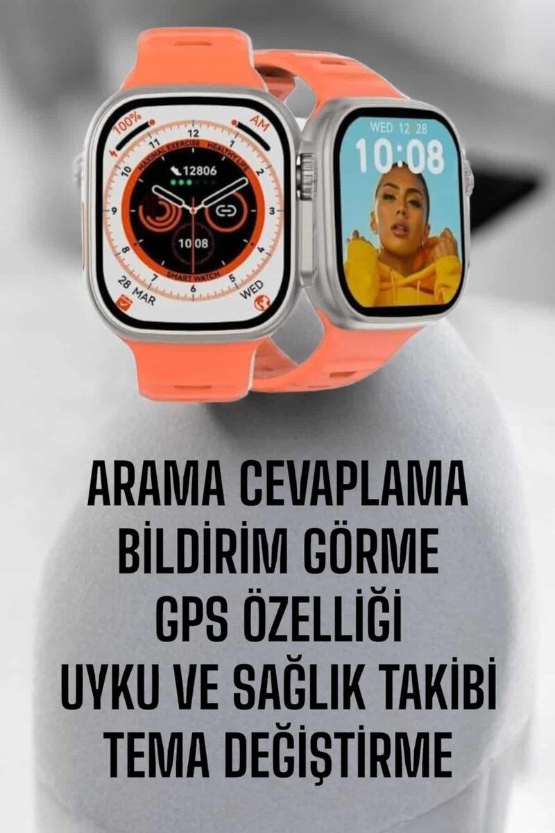 Akıllı Saat GPS, Sağlık Ve Uyku Takibi Arama Cevaplayan Bluetooth Bağlantılı Akıllı Saat GPS, Sağlık Ve Uyku Takibi Arama Cevaplayan Bluetooth Bağlantılı