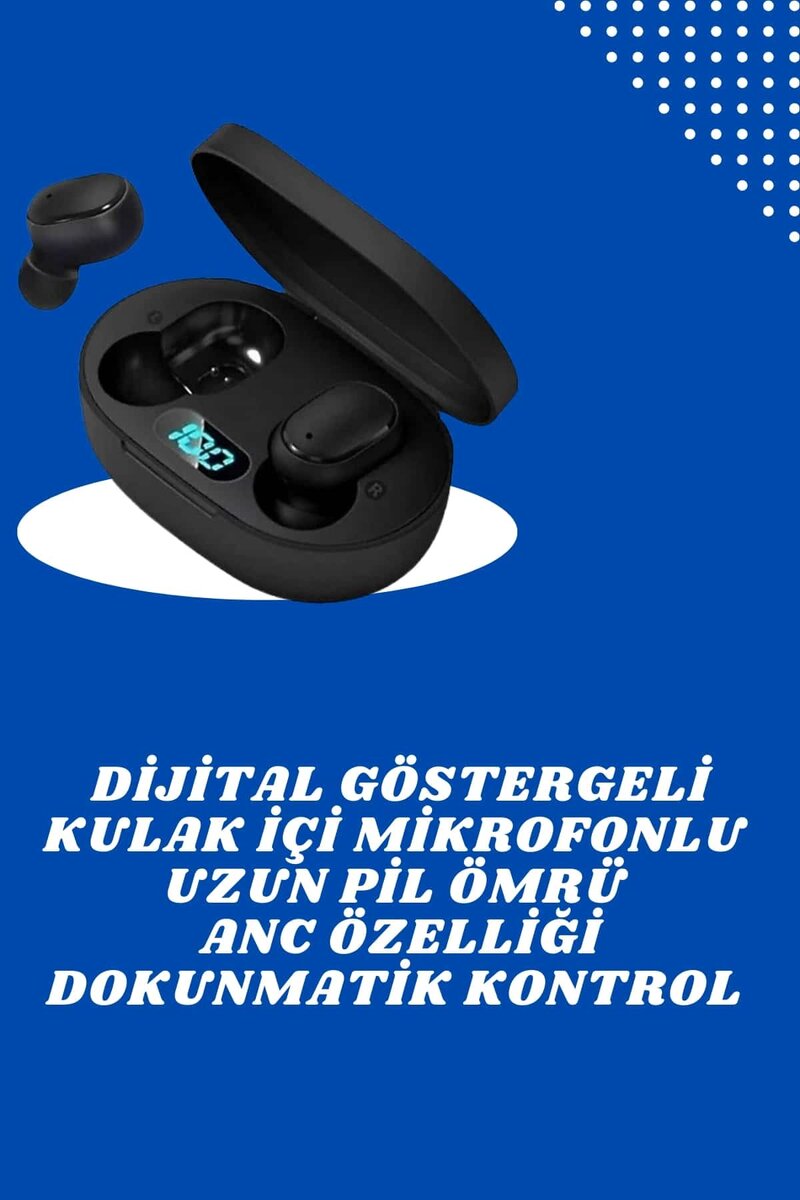 İkili Bluetooth Kulaklık Dijital Göstergeli Uzun Pil Ömrü Yüksek Ses Kaliteli İkili Bluetooth Kulaklık Dijital Göstergeli Uzun Pil Ömrü Yüksek Ses Kaliteli