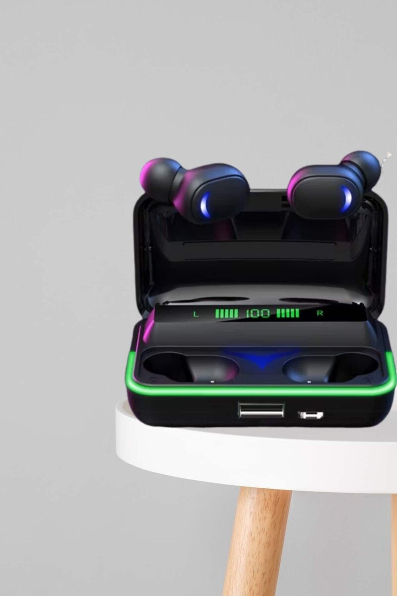 İkili Bluetooth Kulaklık Dijital Göstergeli Uzun Pil Ömrü Yüksek Ses Kaliteli İkili Bluetooth Kulaklık Dijital Göstergeli Uzun Pil Ömrü Yüksek Ses Kaliteli