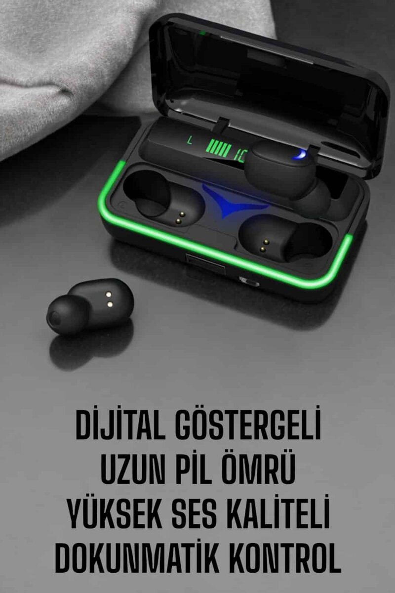 Android Ve İOS Uyumlu Bluetooth Bağlantılı Powerbankli Kulaklık Android Ve İOS Uyumlu Bluetooth Bağlantılı Powerbankli Kulaklık