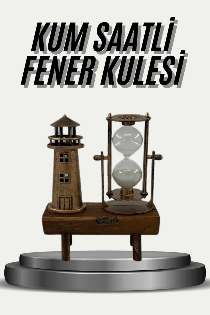 Eyfel Kulesi ve Deniz Feneri Dekoratif Masa Biblosu Hediyelik Eyfel Kulesi ve Deniz Feneri Dekoratif Masa Biblosu Hediyelik