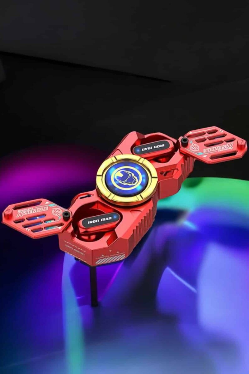 Kırmızı Kablosuz Bluetooth Kulaklık Stres Çarklı Oyuncu Kulaklığı Kırmızı Kablosuz Bluetooth Kulaklık Stres Çarklı Oyuncu Kulaklığı